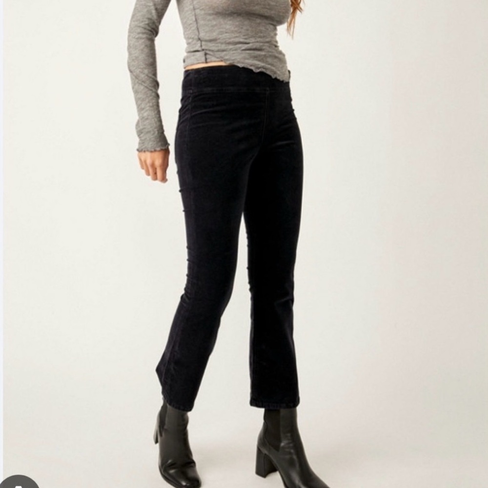 NWOT Free People In My Feelings Black Pants - S